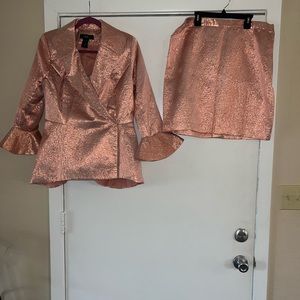 Peach suit
